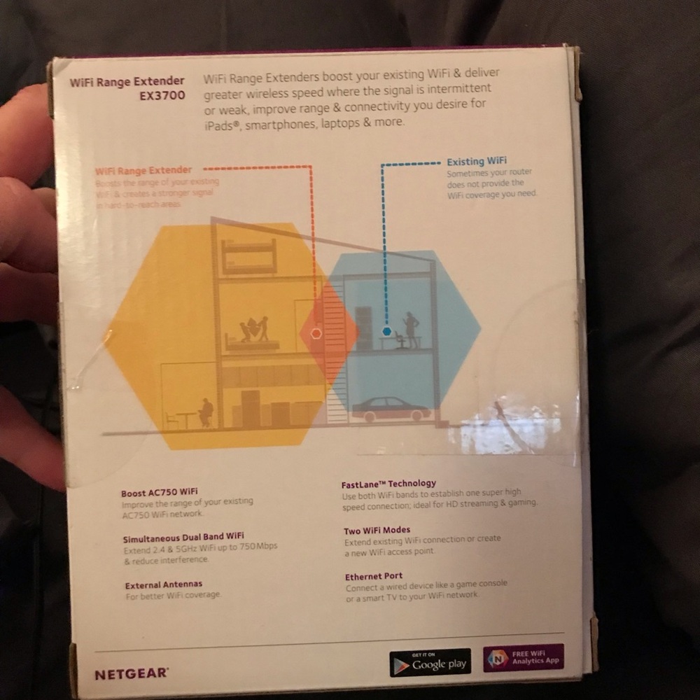 Range Extender 
Dual-band Essentials Edition, 750Mbps. - Picture 6 of 9